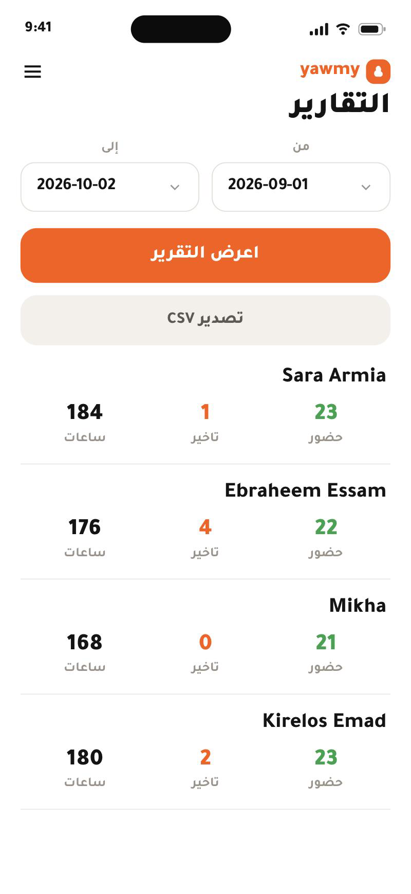 تقارير مفصّلة